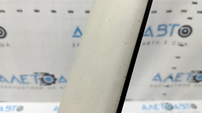 Rear seat trim, 2nd row, BMW 5 F10 11-16, Nappa Elfenbein Weiss leather, needs cleaning, dented, broken trim