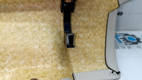 Rear driver's seat cover BMW 5 F10 11-16 Elfenbein Weiss, broken mount, needs dry cleaning