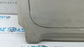 Rear driver's seat cover BMW 5 F10 11-16 Elfenbein Weiss, broken mount, needs dry cleaning