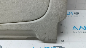 Rear driver's seat cover BMW 5 F10 11-16 Elfenbein Weiss, broken mount, needs dry cleaning
