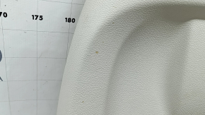 Rear driver's seat cover BMW 5 F10 11-16 Elfenbein Weiss, broken mount, needs dry cleaning