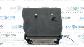 Backrest of the rear row of seats, 2nd row, left, Ford C-max MK2 17-18, gray leather, with a seat belt, with an armrest, dry-cleanable, dented leather
