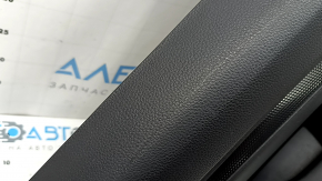 Door trim panel rear left Honda CRV 23-26 black, armrest leather black with orange stitching, Sport, molding black gloss, with handle and window lift control trim, scratches