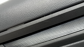 Door trim panel rear left Honda CRV 23-26 black, armrest leather black with orange stitching, Sport, molding black gloss, with handle and window lift control trim, scratches