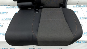 Rear row of seats, 2nd row, left, Honda CRV 23-26, without airbag, black fabric with orange stitching, Sport, wrinkled