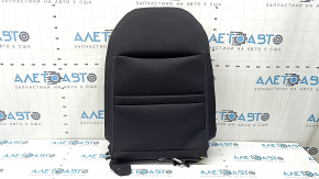 Honda CRV 23-26 passenger seat back upholstery, black fabric with orange stitching, Sport, heated