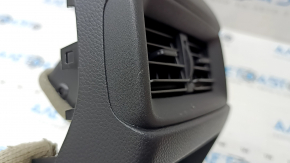 Rear center console trim for Honda CRV 23-26, black, with air duct deflector, scratched