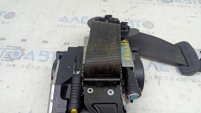 Passenger seat belt with squib for Audi Q7 16-25, black, dry-cleanable