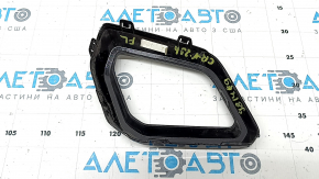 Left front bumper lip trim Honda CRV 23-26 HEV black gloss, scratches