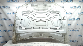 Bare hood Audi Q7 16-26 aluminum, white LS9R, butt