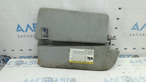Right visor Audi Q7 17-24 gray, without hook, dry cleanable, scratches