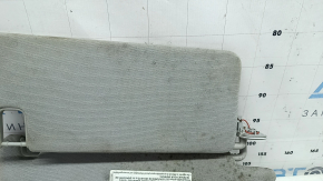 Right visor Audi Q7 17-24 gray, without hook, dry cleanable, scratches