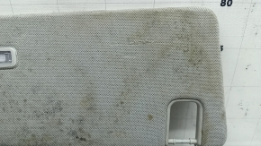 Right visor Audi Q7 17-24 gray, without hook, dry cleanable, scratches