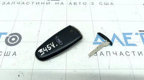 Ford C-max MK2 13-18 key, 5 buttons, chrome finish