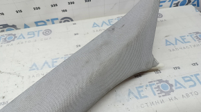 Front pillar trim left Audi Q7 16-21 gray, scratches, for dry cleaning