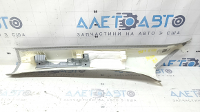 Front pillar trim right Audi Q7 16-21 gray, scratches, for dry cleaning