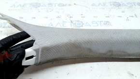 Front pillar trim right Audi Q7 16-21 gray, scratches, for dry cleaning