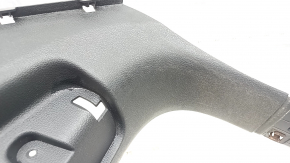 Front pillar trim, left lower, Audi Q7 16-26, black, scratches