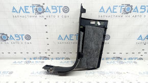 Right lower front pillar trim Audi Q7 16-26 black, scratches