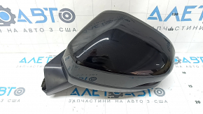 Left side mirror assembly Honda CRV 23-26, 8 pins, turn signal, heated, BSM, black