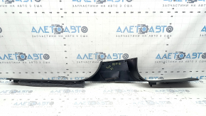 Inner left door sill trim Audi Q7 16-26 black, worn