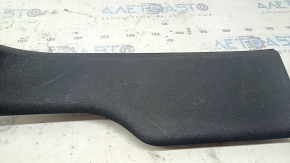 Inner right door sill trim Audi Q7 16-26 black, worn
