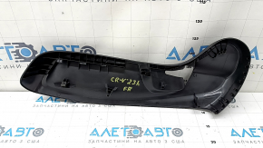 Passenger seat cover, side right, Honda CRV 23-26, black, for manual transmission