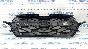 Radiator grille Honda CRV 23-26 HEV with black glossy molding, with emblem, broken cover mount