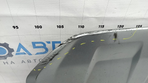 Front bumper lip Audi Q7 16-19 silver, scratches