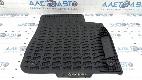 Front left rubber floor mat for Audi Q7 16-18 black