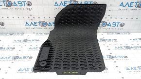 Front right rubber floor mat for Audi Q7 16-18 black
