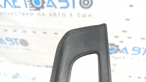 Front left outer door sill trim for Audi Q7 16-26, black with chrome, scratches, mark on chrome