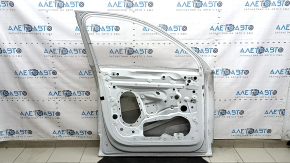 Bare front left door Audi Q7 16-19 aluminum, white LS9R, after repair
