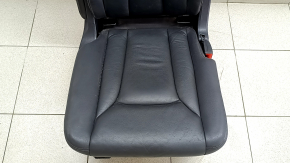 Rear row of seats, 2nd row, right, Audi Q7 16-19, black leather, heated, dry cleanable, corrosion