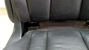 Rear row of seats, 2nd row, right, Audi Q7 16-19, black leather, heated, dry cleanable, corrosion