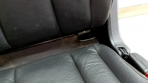 Rear row of seats, 2nd row, right, Audi Q7 16-19, black leather, heated, dry cleanable, corrosion