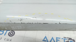 Lower rear left door trim Audi Q7 16-19 gray molding, quattro, scratches, tear