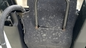 Rear row of seats, 2nd row, left, Audi Q7 16-19, black leather, heated, dry cleanable, corrosion