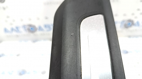 Rear left outer door sill trim for Audi Q7 16-26, black with chrome, scratches