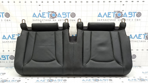 3rd row seat cushion for Audi Q7 16-25, black leather, with frame, dry-cleanable, corrosion