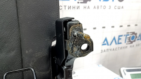 The back of the rear 3rd row of seats for the Audi Q7 16-19, black leather, with headrests, latches and bracket, the leather is torn, needs dry cleaning