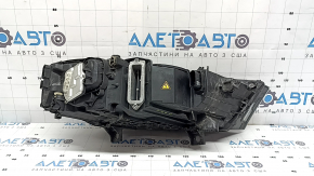 Front left headlight assembly Audi Q7 16-19 Xenon, cracked varnish