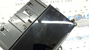 Box pocket for the center console of the Audi Q7 16-19, glossy black, worn