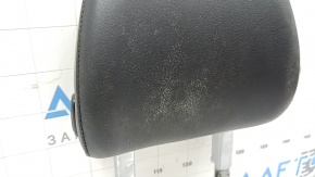 Front right headrest Audi Q7 16-24 leather, black, dry-cleanable