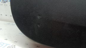 Front left door panel for Audi Q7 16-19, black, black leather insert, black leather armrest, glossy black trim, with handle, scratches, nicks, dry cleanable