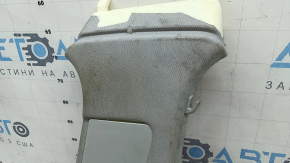 Right center pillar trim, belt, Audi Q7 16-23, gray, dry cleanable, scratches