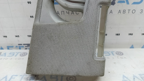 Right center pillar trim, belt, Audi Q7 16-23, gray, dry cleanable, scratches