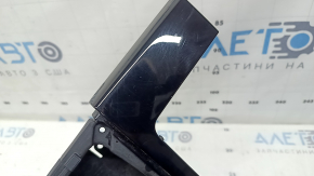Audi Q7 16-19 center console trim, glossy black, with cup holders, polished, dents, scratches