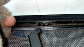 BMW 5 G30 17-23 rear window curtain, black, broken fasteners