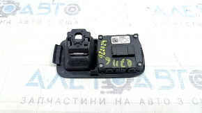 Rear seat tilt buttons, left, Audi Q7 16-26, black, with cover, in arch trim, scratched